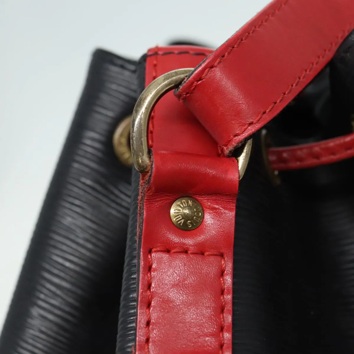 LOUIS VUITTON Epi Noe Shoulder Bag By color Black Red M44017 LV ep4953