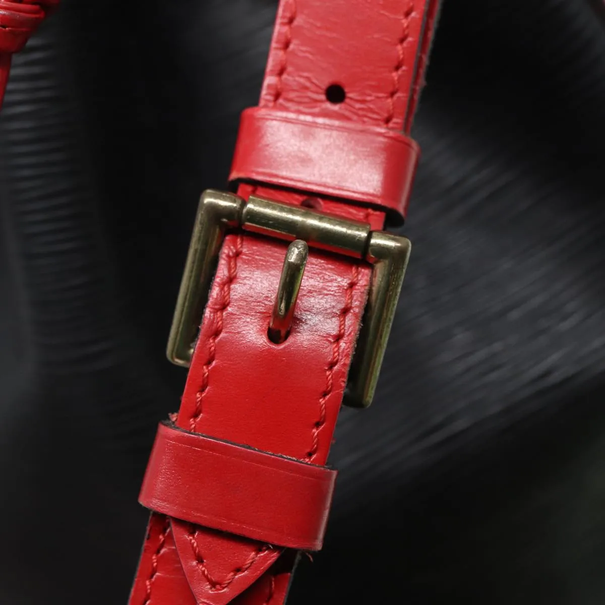 LOUIS VUITTON Epi Noe Shoulder Bag By color Black Red M44017 LV ep4953
