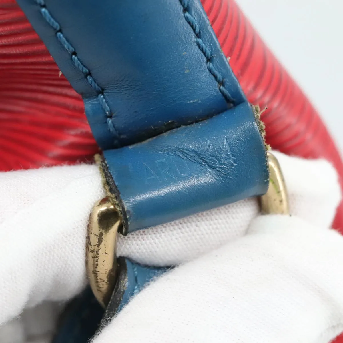 LOUIS VUITTON Epi Toriko Color Noe ShoulderBag Red Blue Green M44084 111393