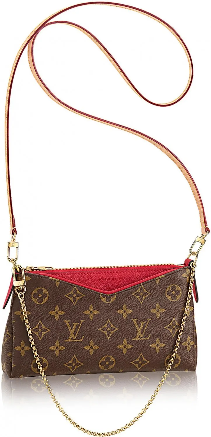LOUIS VUITTON MONOGRAM PALLAS CLUTCH BAG CHERRY