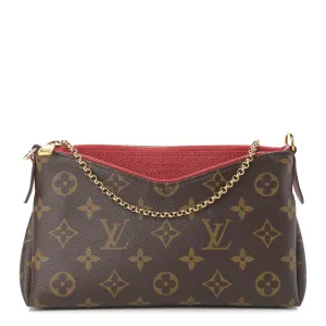 LOUIS VUITTON MONOGRAM PALLAS CLUTCH BAG CHERRY