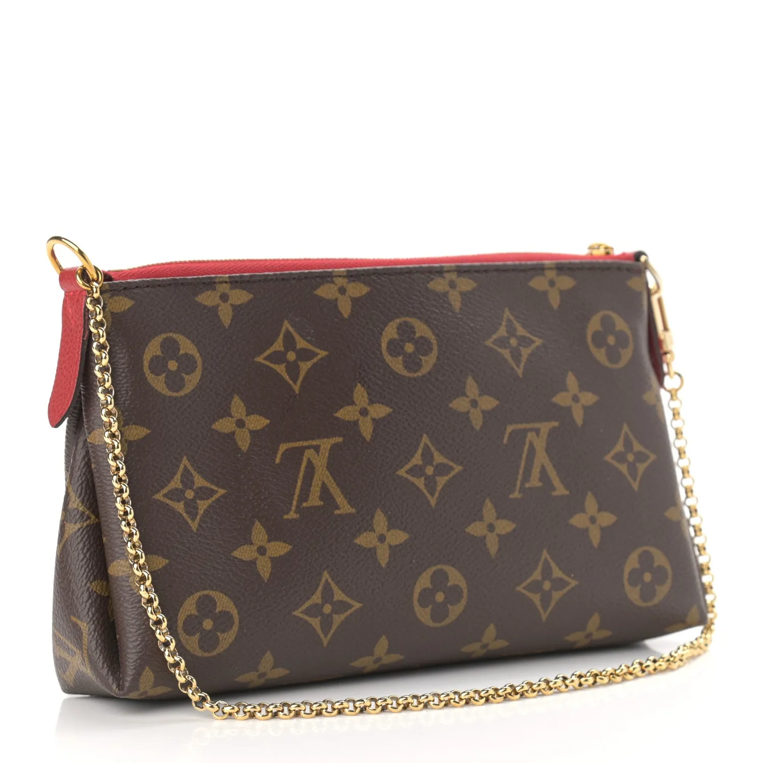 LOUIS VUITTON MONOGRAM PALLAS CLUTCH BAG CHERRY