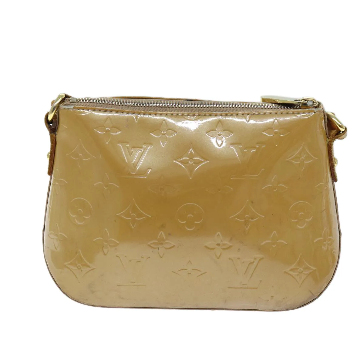 LOUIS VUITTON Monogram Vernis Minna Street Bag Noisette M91508 LV 74066
