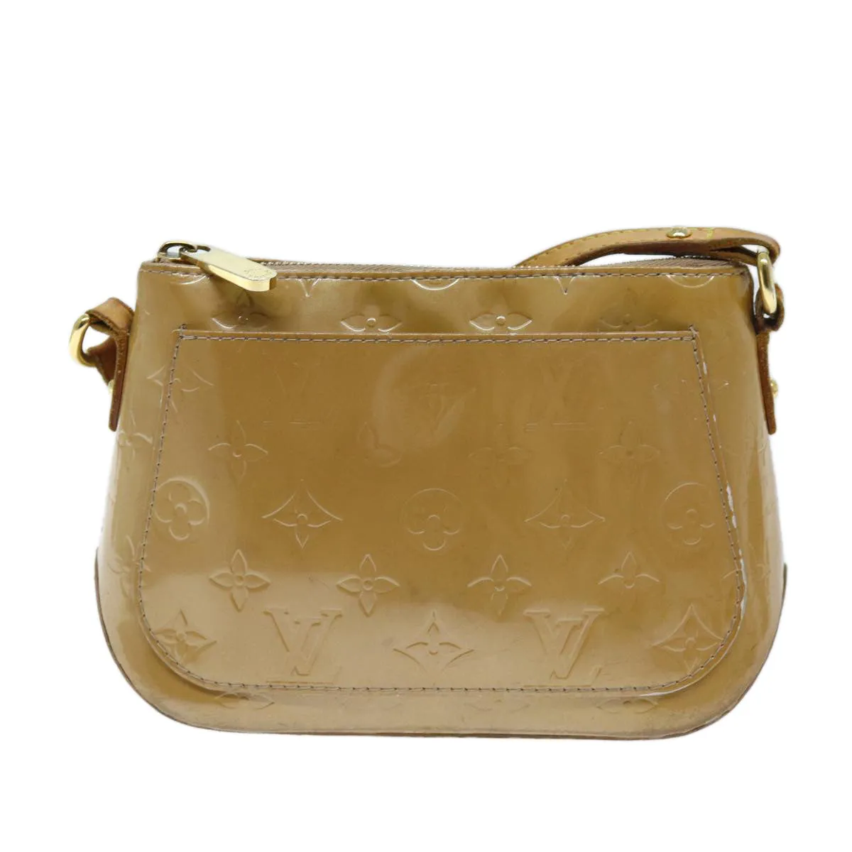 LOUIS VUITTON Monogram Vernis Minna Street Bag Noisette M91508 LV 74066
