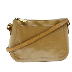 LOUIS VUITTON Monogram Vernis Minna Street Bag Noisette M91508 LV 74066