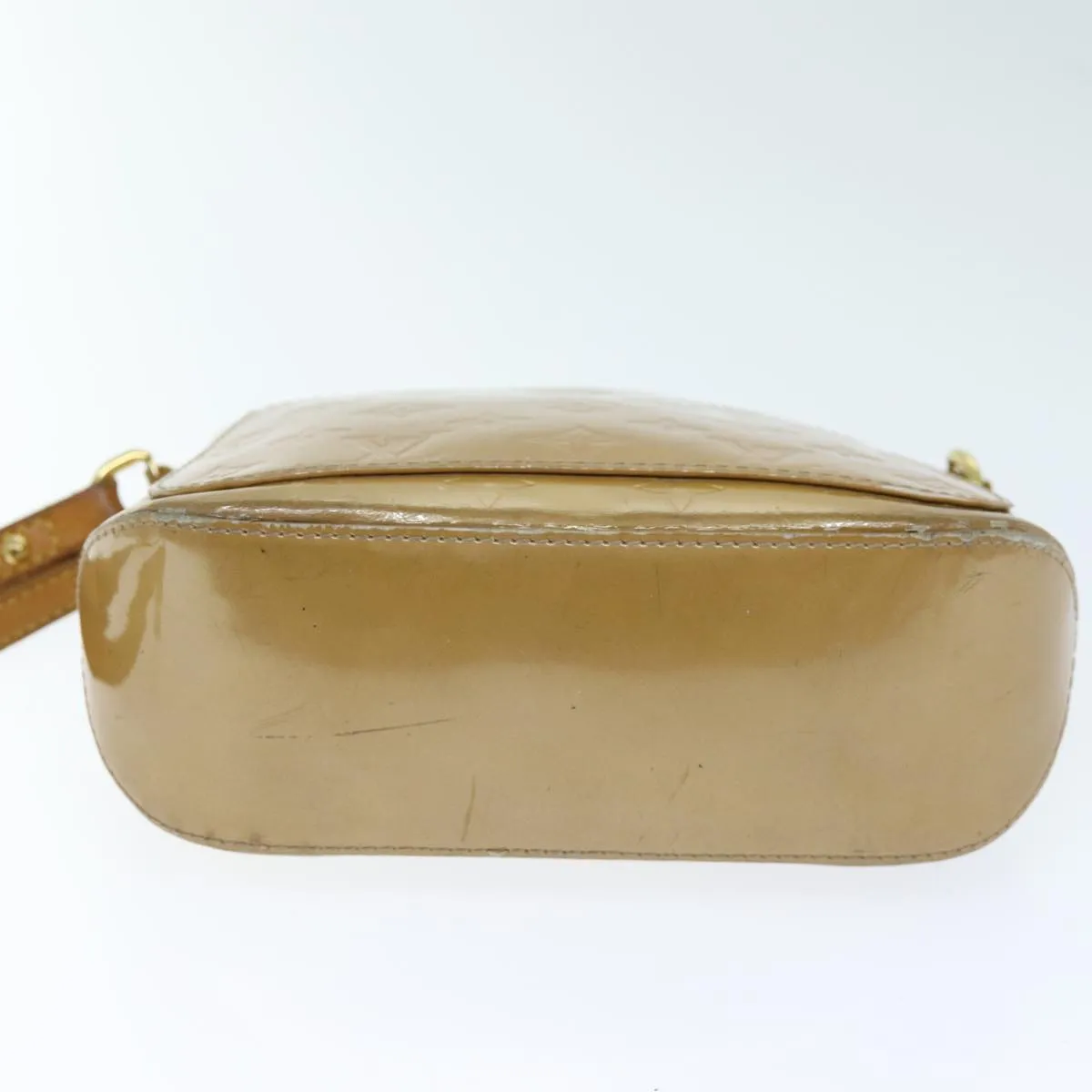 LOUIS VUITTON Monogram Vernis Minna Street Bag Noisette M91508 LV 74066