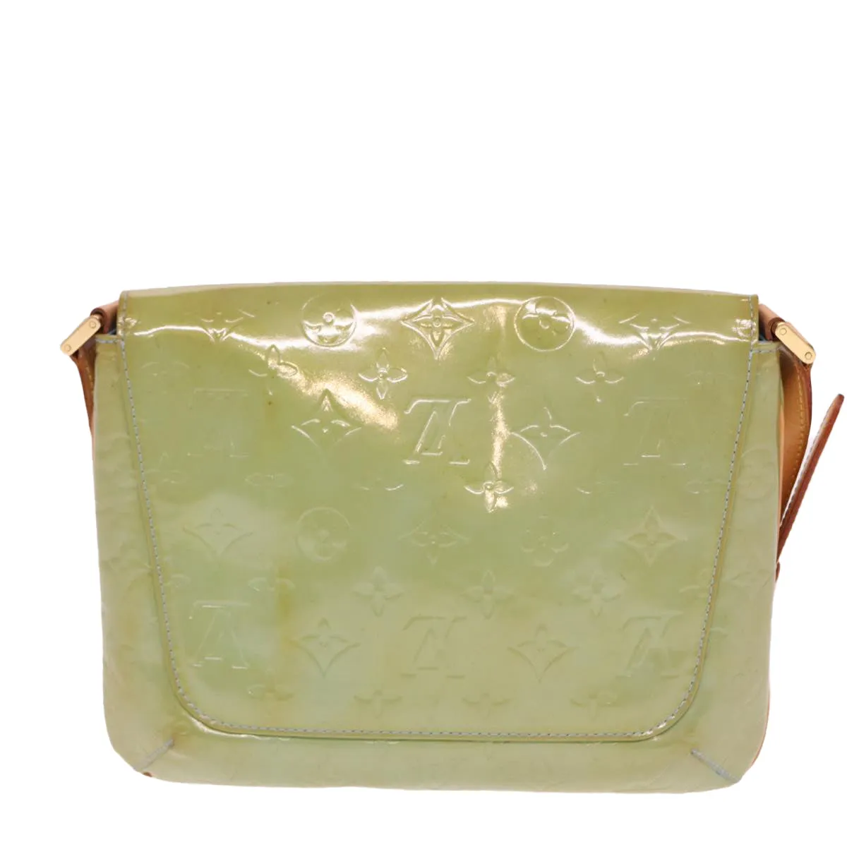 LOUIS VUITTON Monogram Vernis Thompson Street Bag Baby Blue M91009 78046