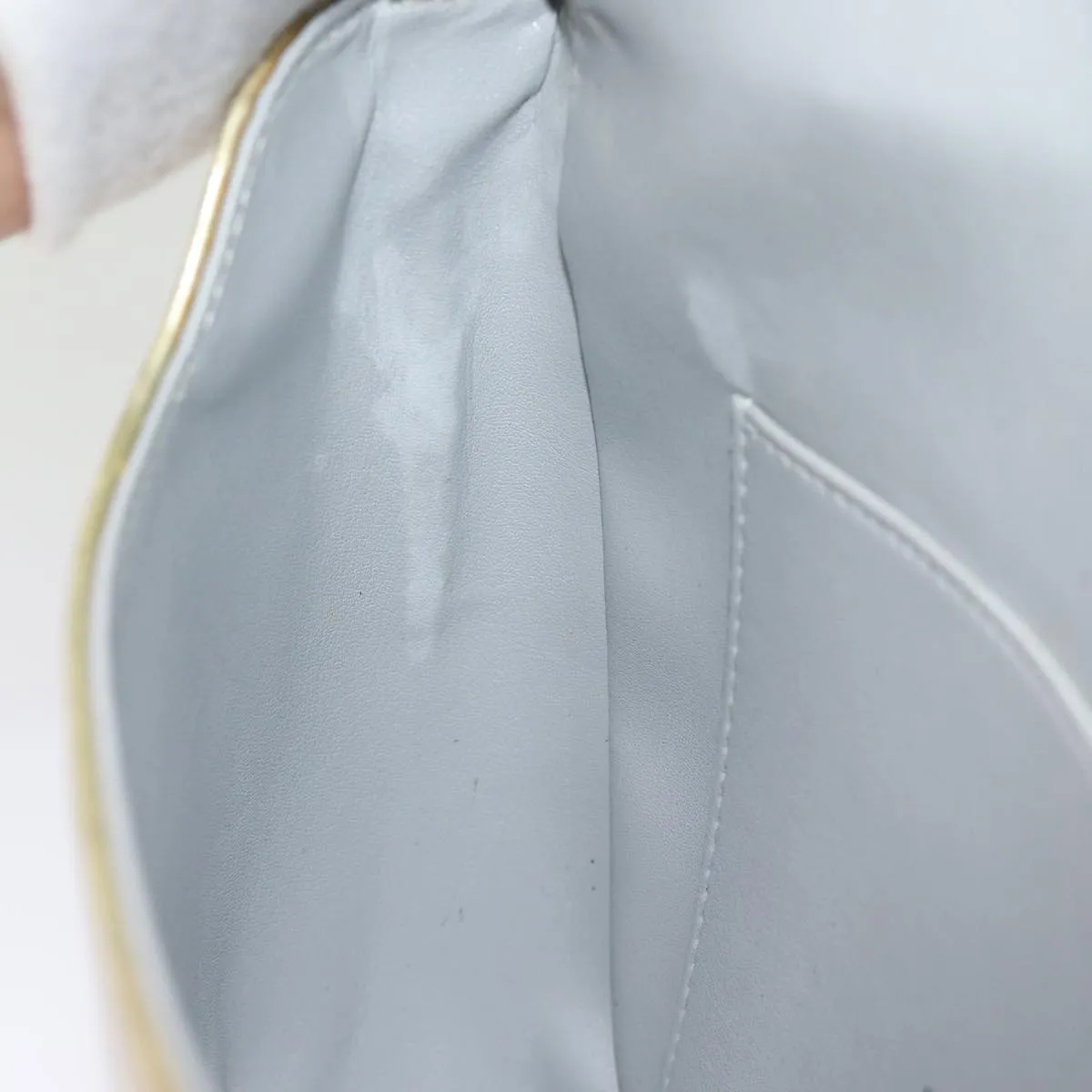 LOUIS VUITTON Monogram Vernis Thompson Street Bag Gris M91008 LV bs15064