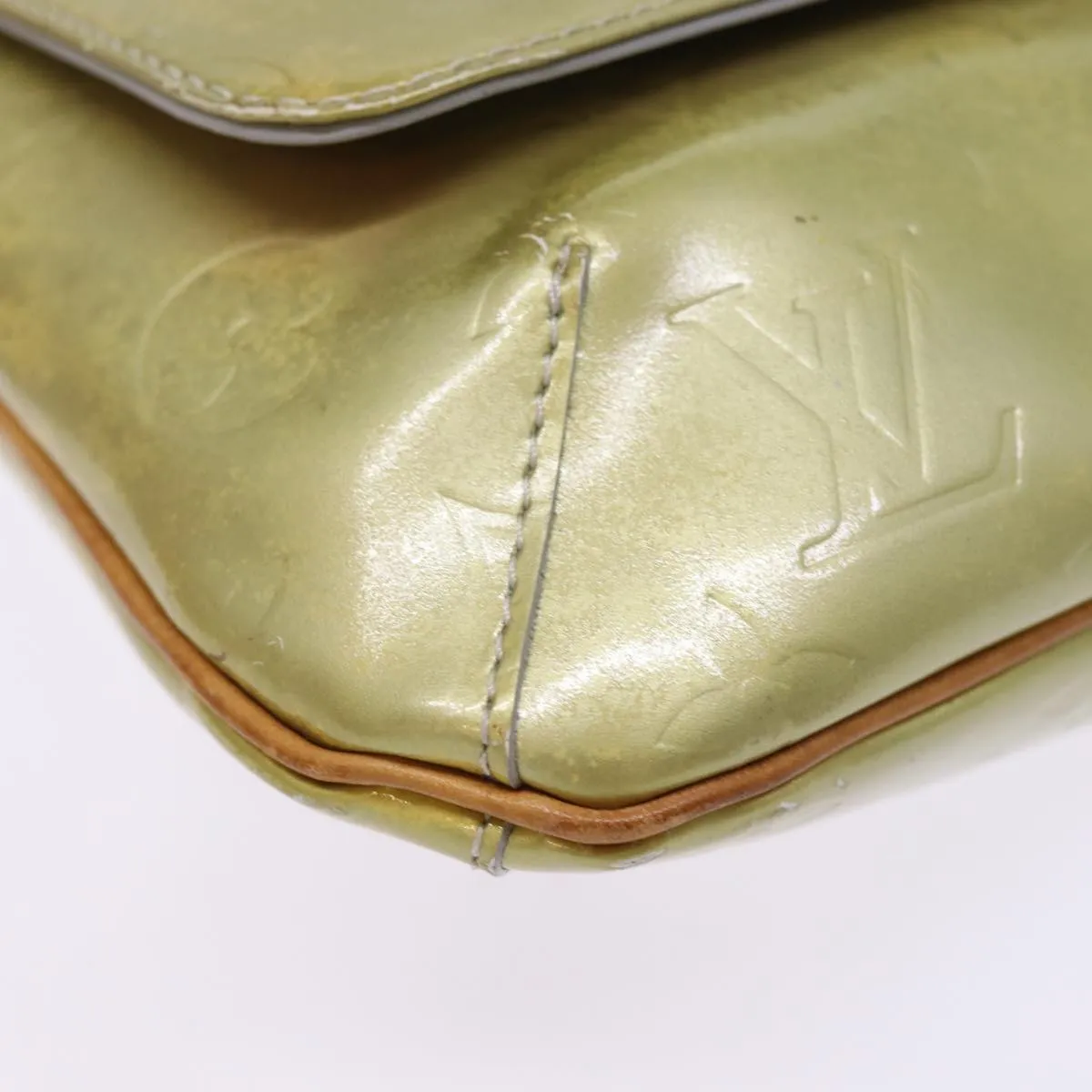 LOUIS VUITTON Monogram Vernis Thompson Street Bag Gris M91008 LV bs15064