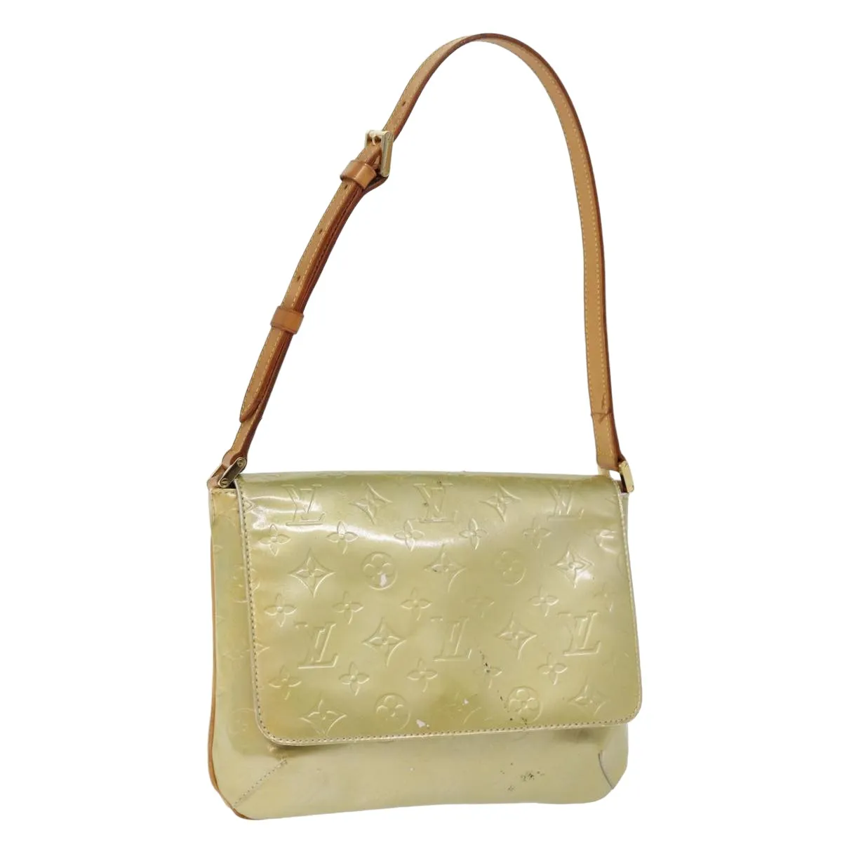 LOUIS VUITTON Monogram Vernis Thompson Street Bag Gris M91008 LV bs15064