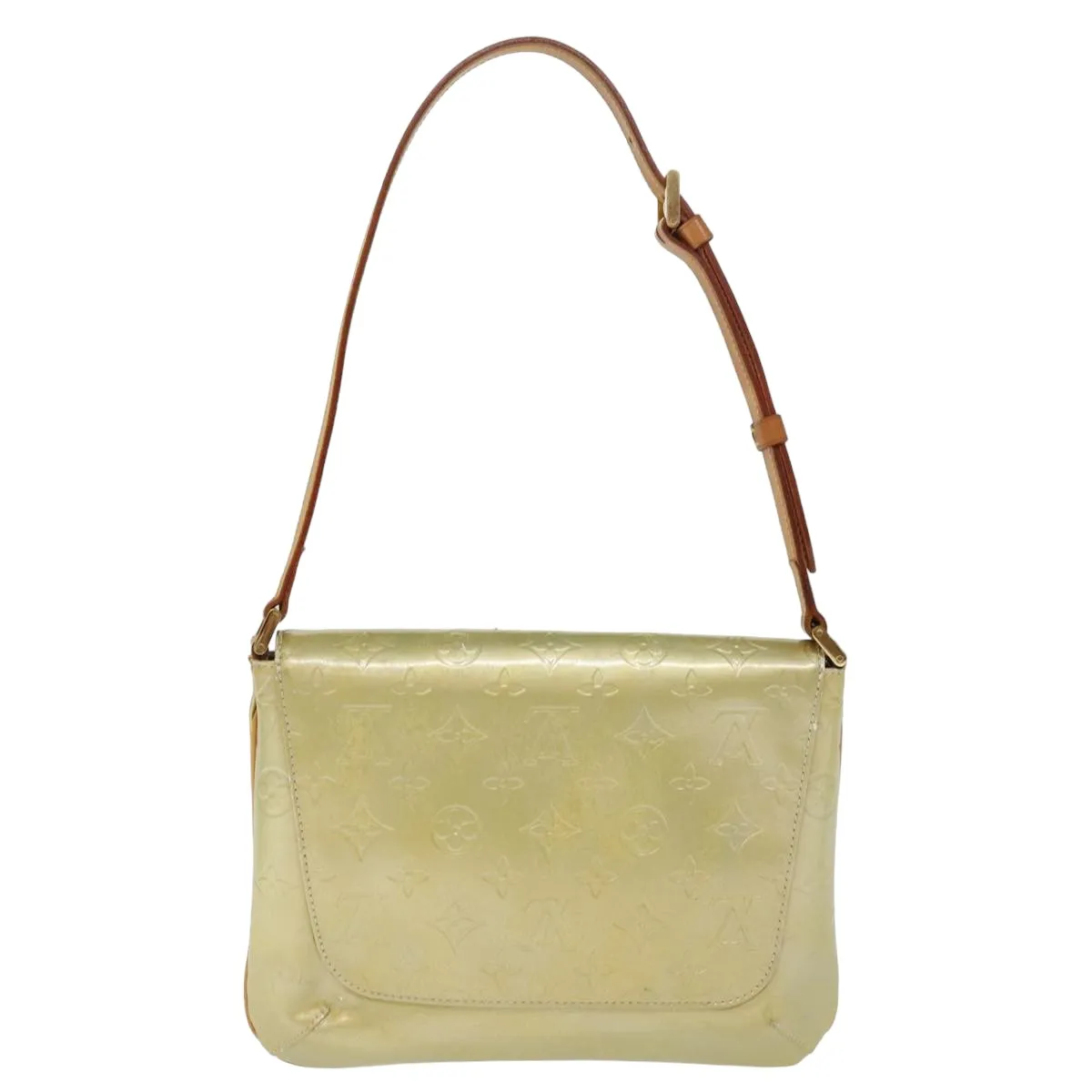 LOUIS VUITTON Monogram Vernis Thompson Street Bag Gris M91008 LV bs15064