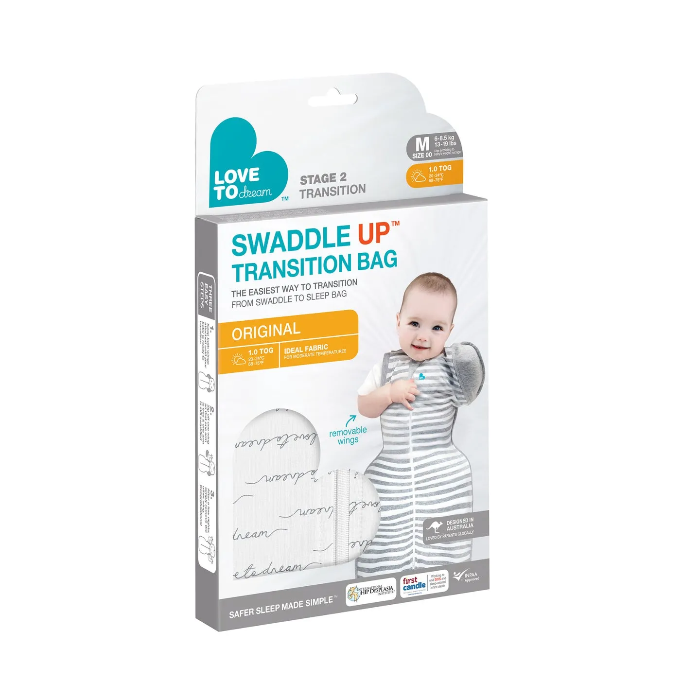 Love To Dream Swaddle Up Transition Bag 1.0 TOG