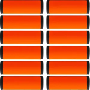 Luggage Handle Wrap 12 Pack-Bulk Luggage Handle Wraps For Suitcases Neoprene Handle Wraps/Cover/Grips For Carry on/Bag/Car Travel Accessories For Luggage (Orange 4.0)