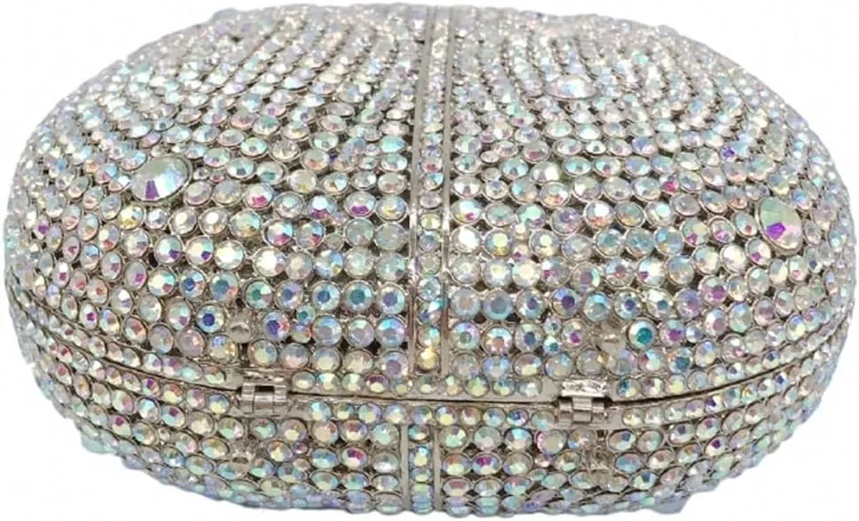 Luxury Beetle Shaped Rhinestone Clutch Diamond Evening Bag Women Crystal Clutch Purse Wedding Party Sparkly Handbag