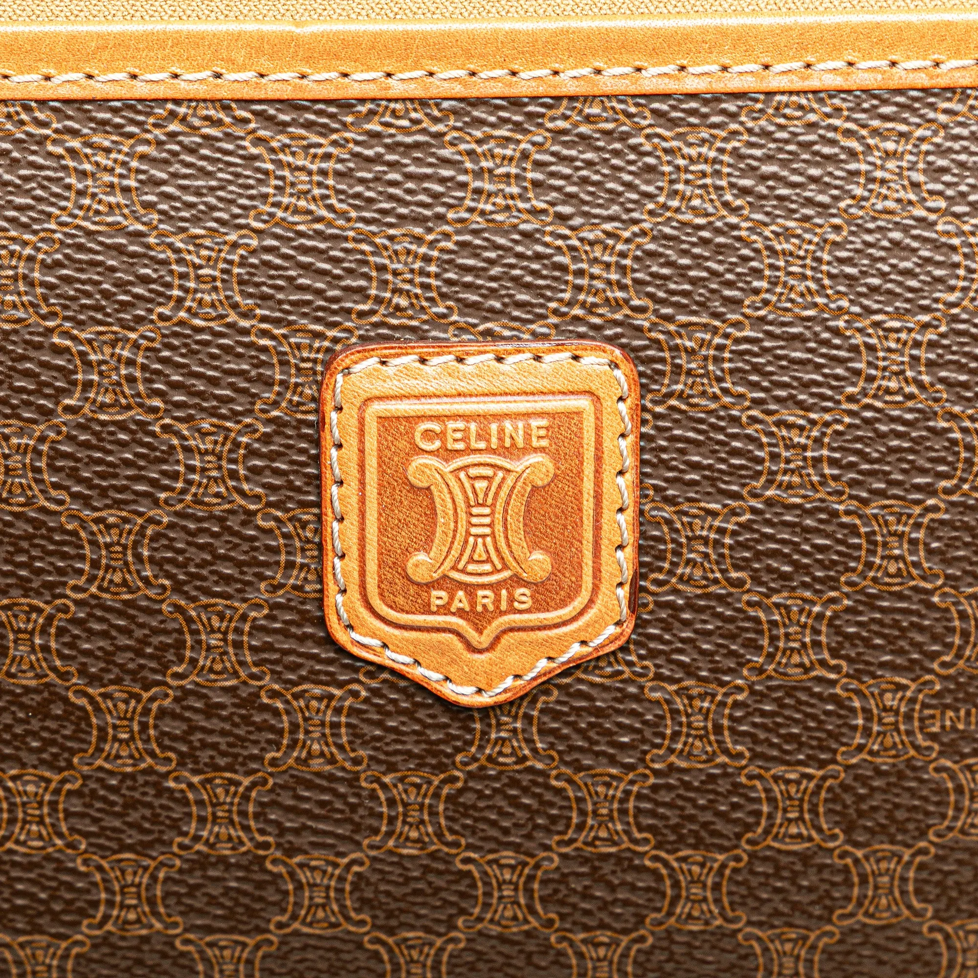 Macadam Coated Canvas Clutch