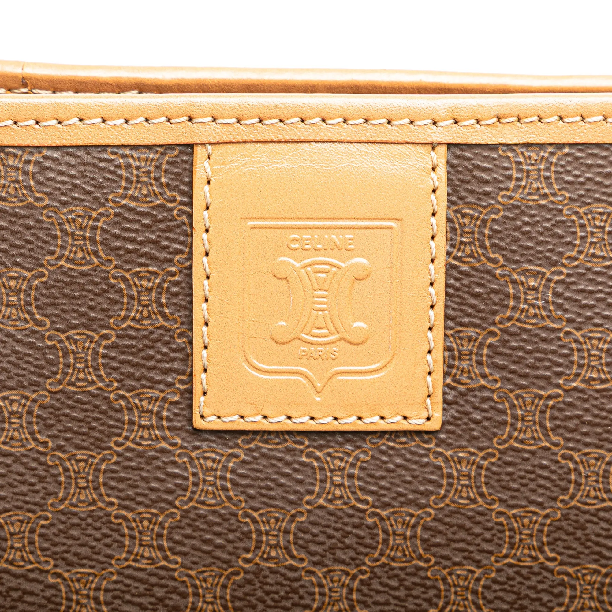 Macadam Coated Canvas Clutch