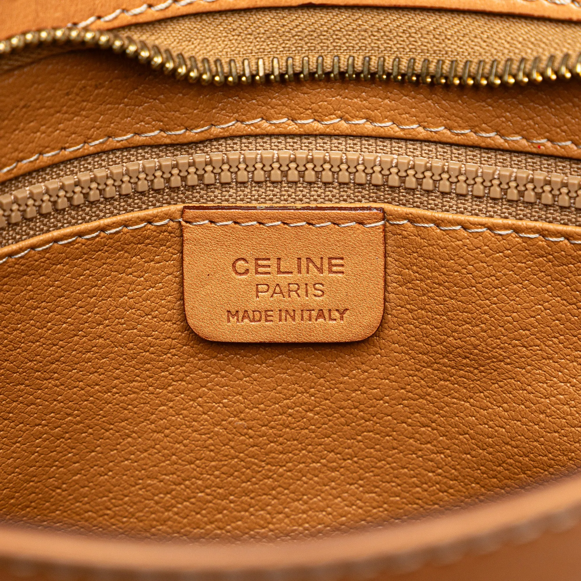 Macadam Coated Canvas Clutch