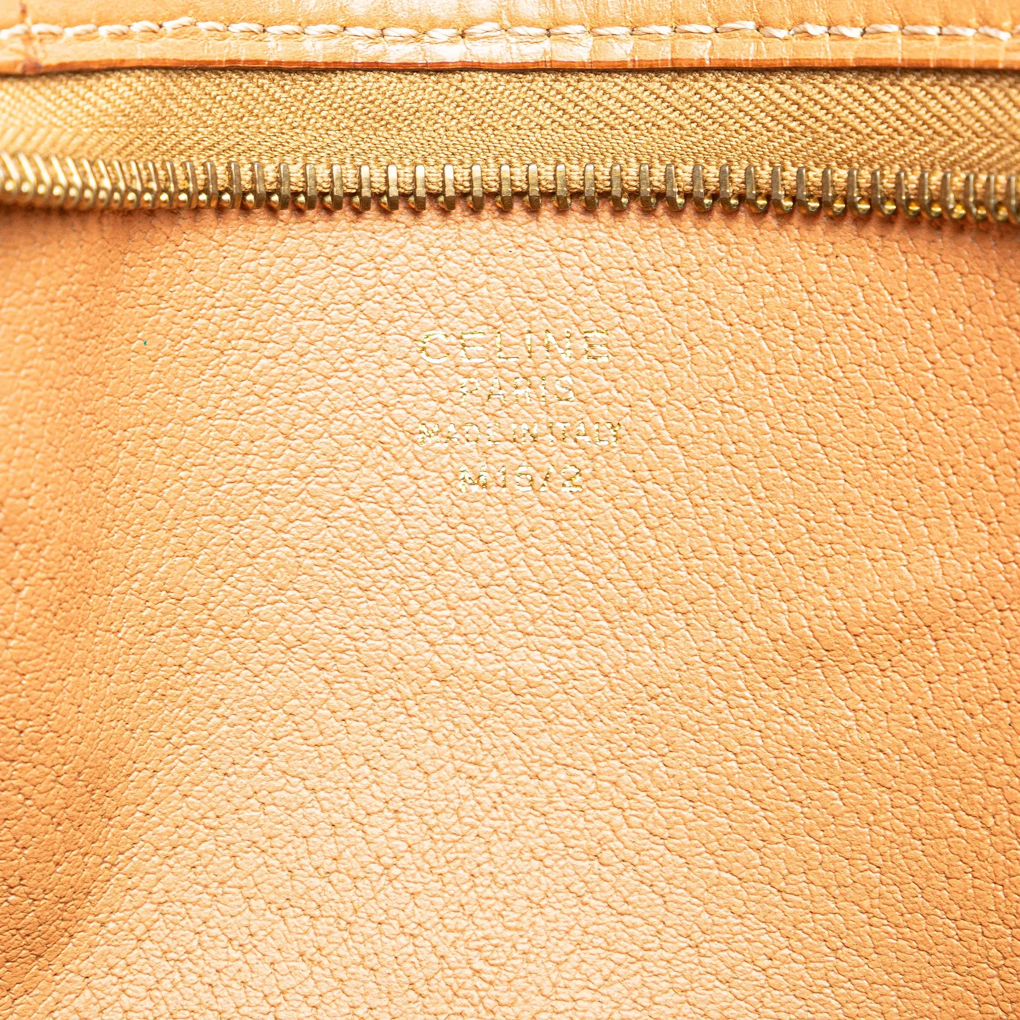 Macadam Coated Canvas Clutch