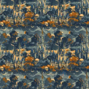 Magic Kingdom Castle Skulls