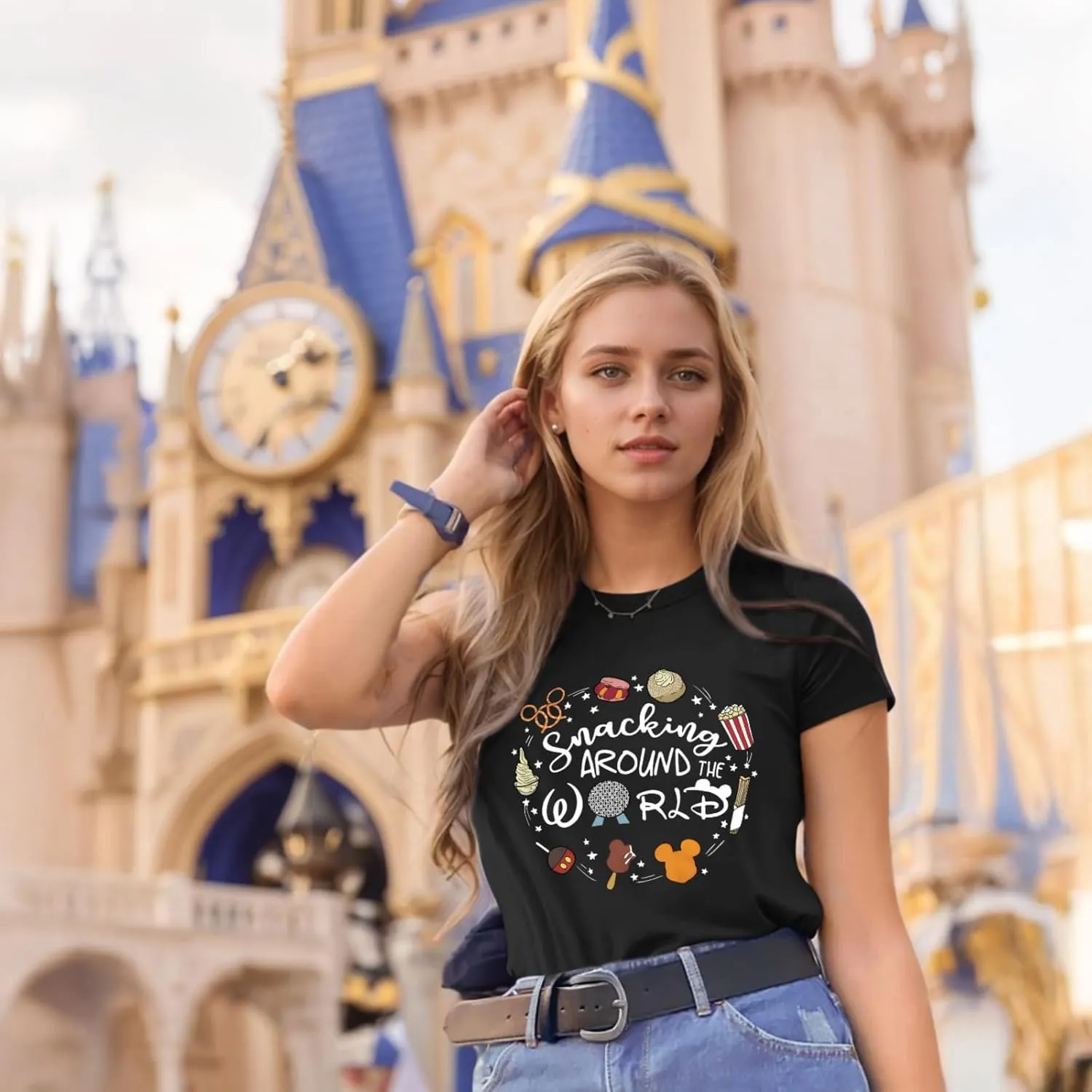 Magic Kingdom Shirts for Women World Magical T Shirts Funny Holiday Vacation Trips Cute Graphic Tees Casual Tops