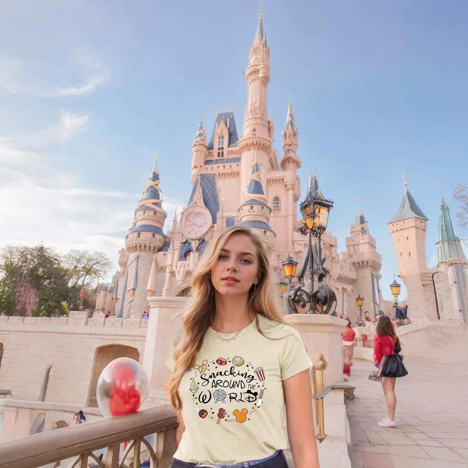 Magic Kingdom Shirts for Women World Magical T Shirts Funny Holiday Vacation Trips Cute Graphic Tees Casual Tops