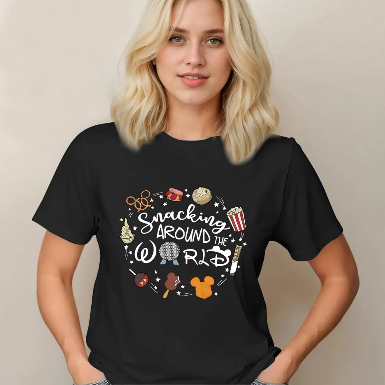 Magic Kingdom Shirts for Women World Magical T Shirts Funny Holiday Vacation Trips Cute Graphic Tees Casual Tops