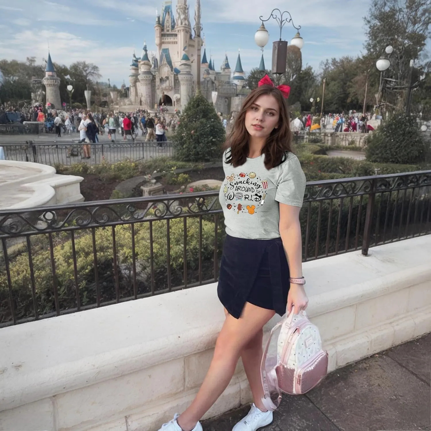 Magic Kingdom Shirts for Women World Magical T Shirts Funny Holiday Vacation Trips Cute Graphic Tees Casual Tops