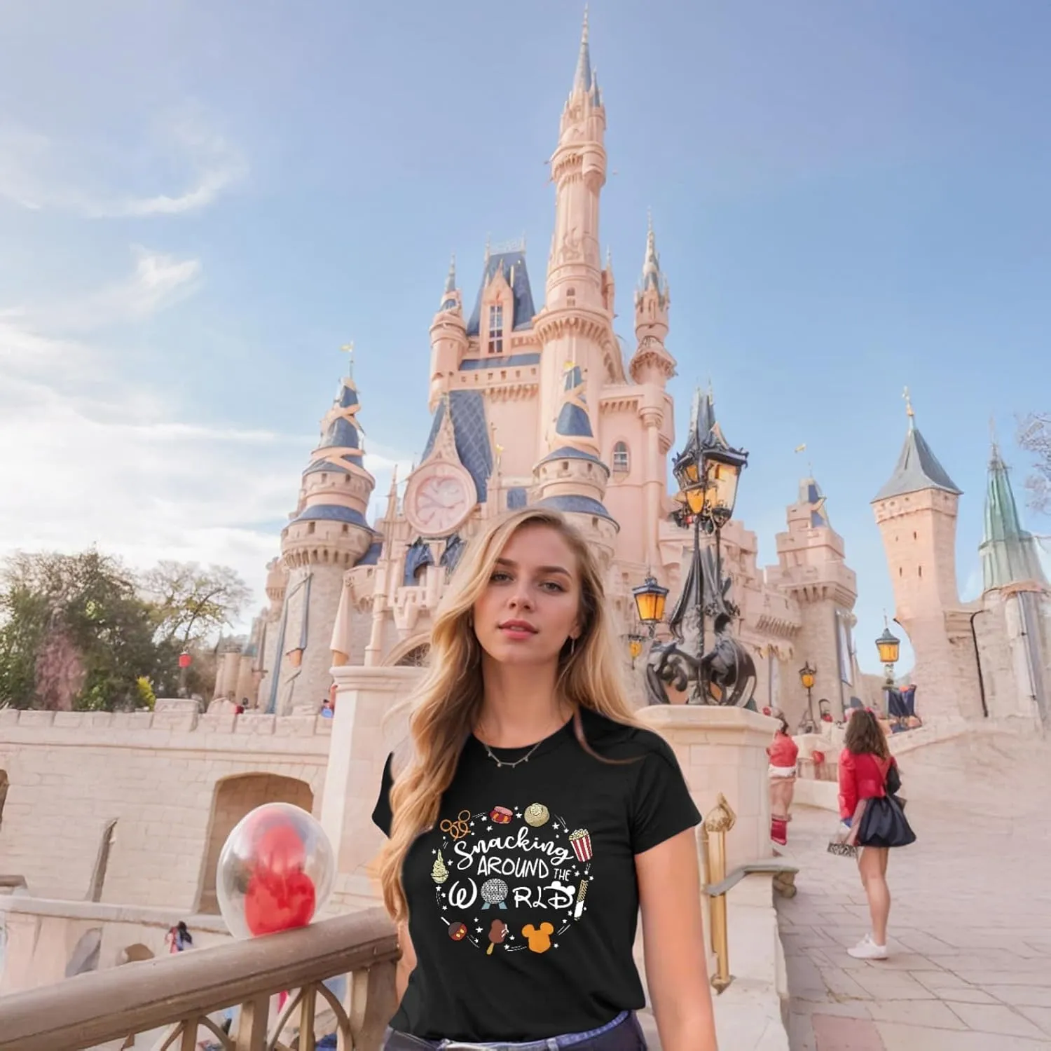 Magic Kingdom Shirts for Women World Magical T Shirts Funny Holiday Vacation Trips Cute Graphic Tees Casual Tops