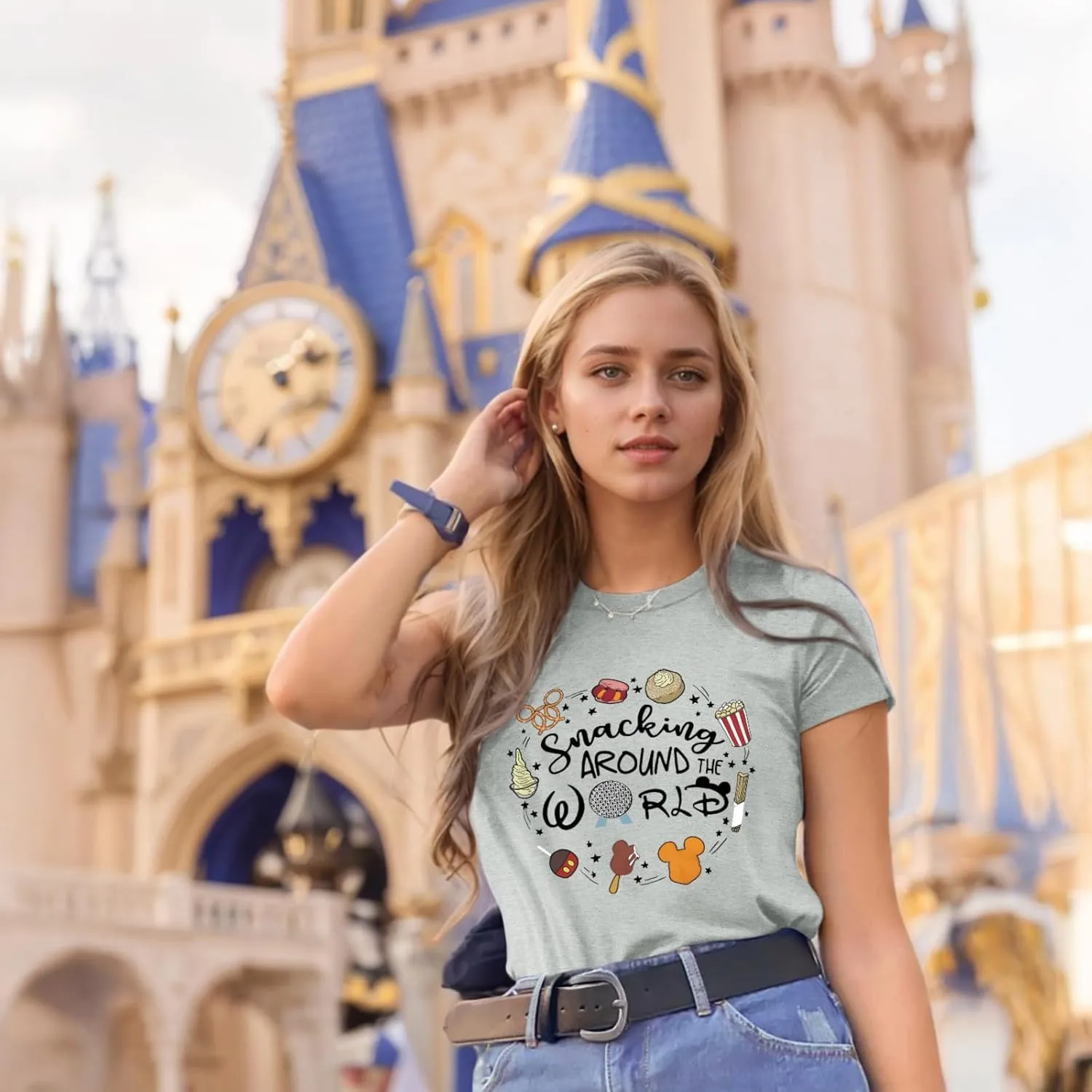 Magic Kingdom Shirts for Women World Magical T Shirts Funny Holiday Vacation Trips Cute Graphic Tees Casual Tops
