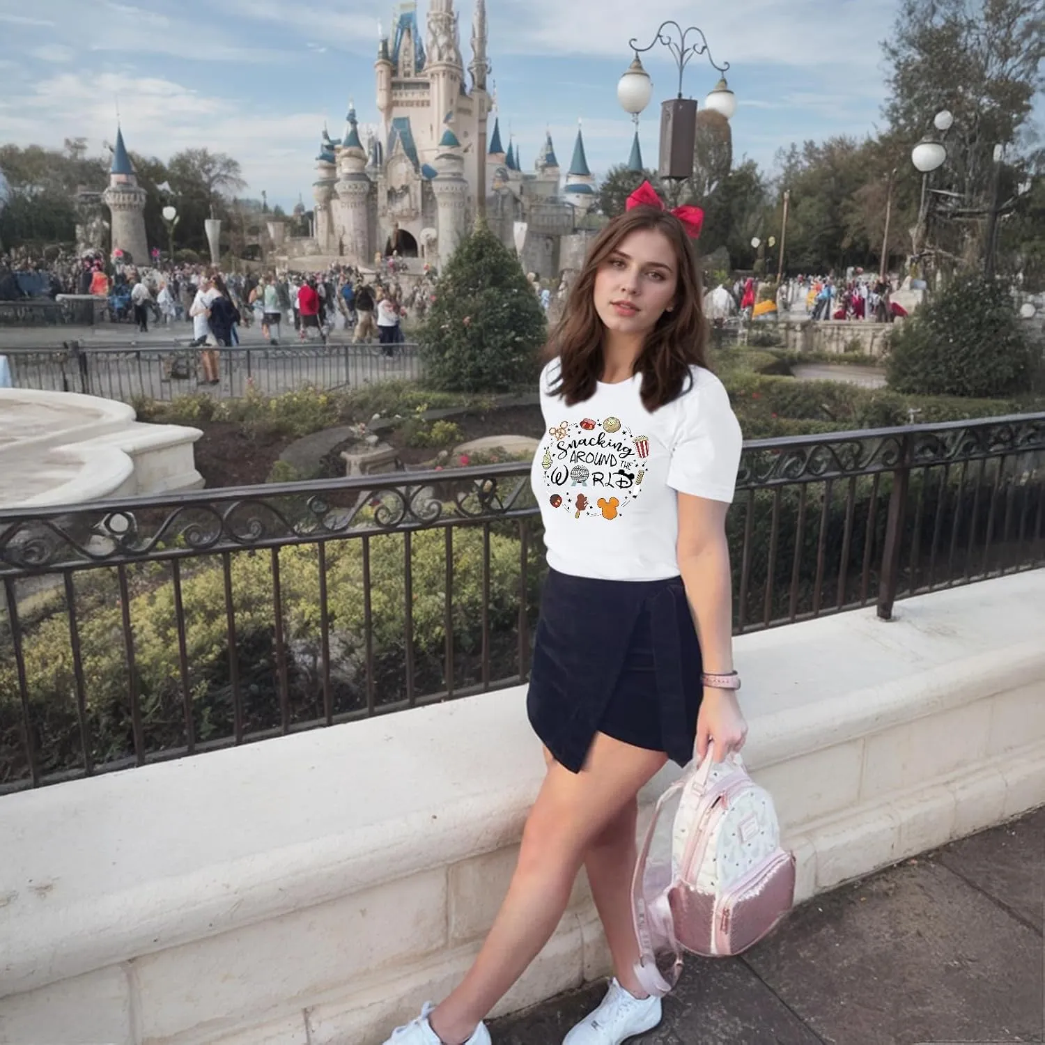 Magic Kingdom Shirts for Women World Magical T Shirts Funny Holiday Vacation Trips Cute Graphic Tees Casual Tops