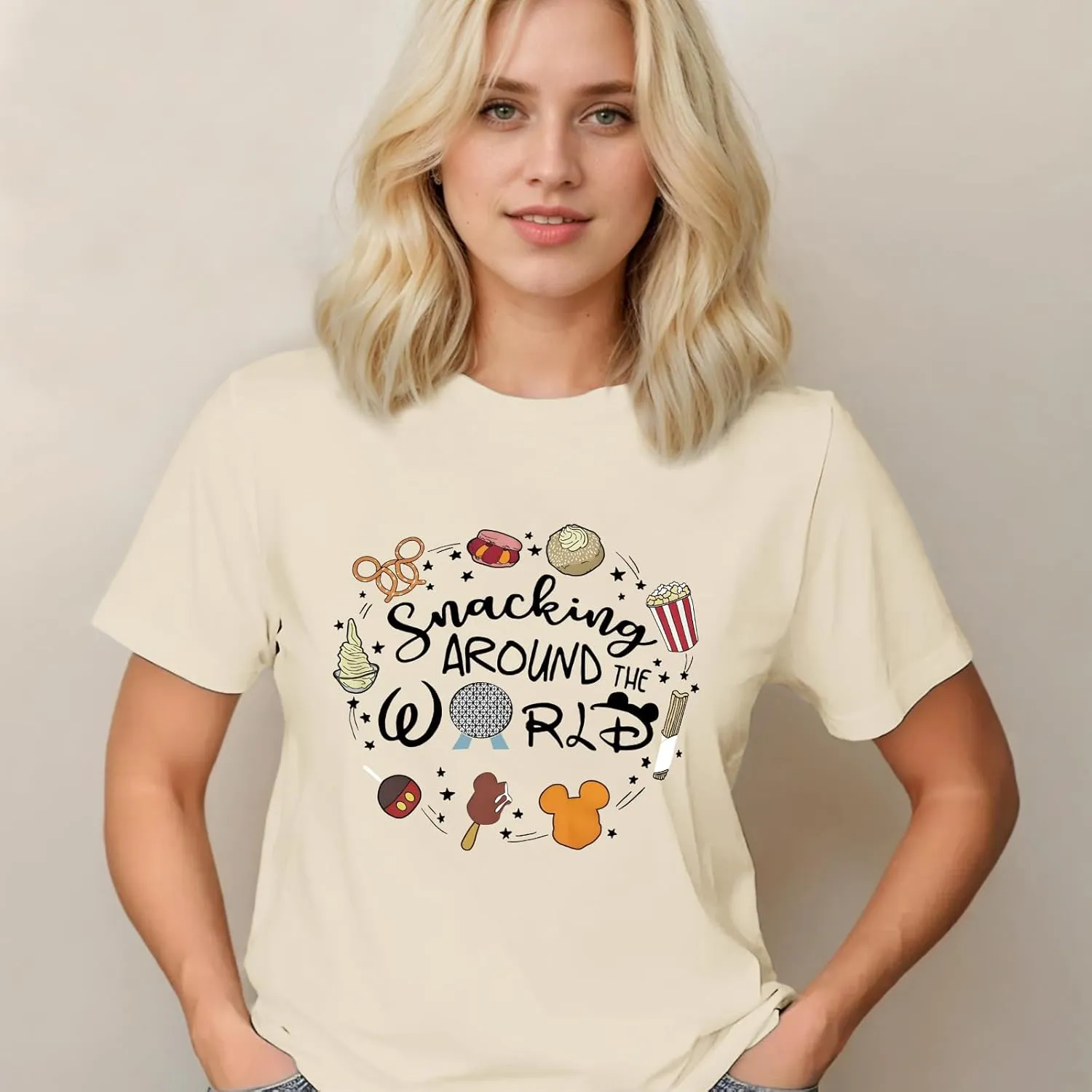 Magic Kingdom Shirts for Women World Magical T Shirts Funny Holiday Vacation Trips Cute Graphic Tees Casual Tops