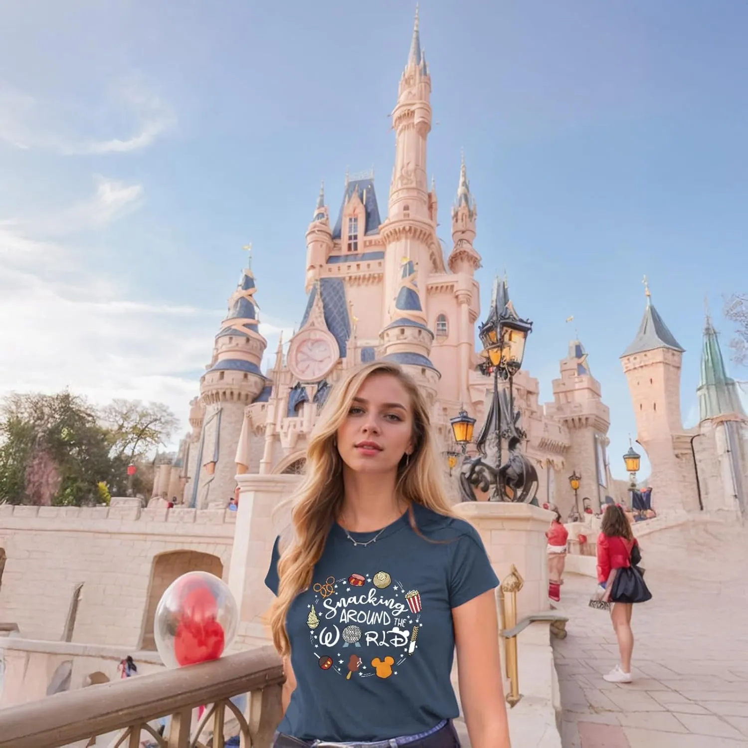 Magic Kingdom Shirts for Women World Magical T Shirts Funny Holiday Vacation Trips Cute Graphic Tees Casual Tops