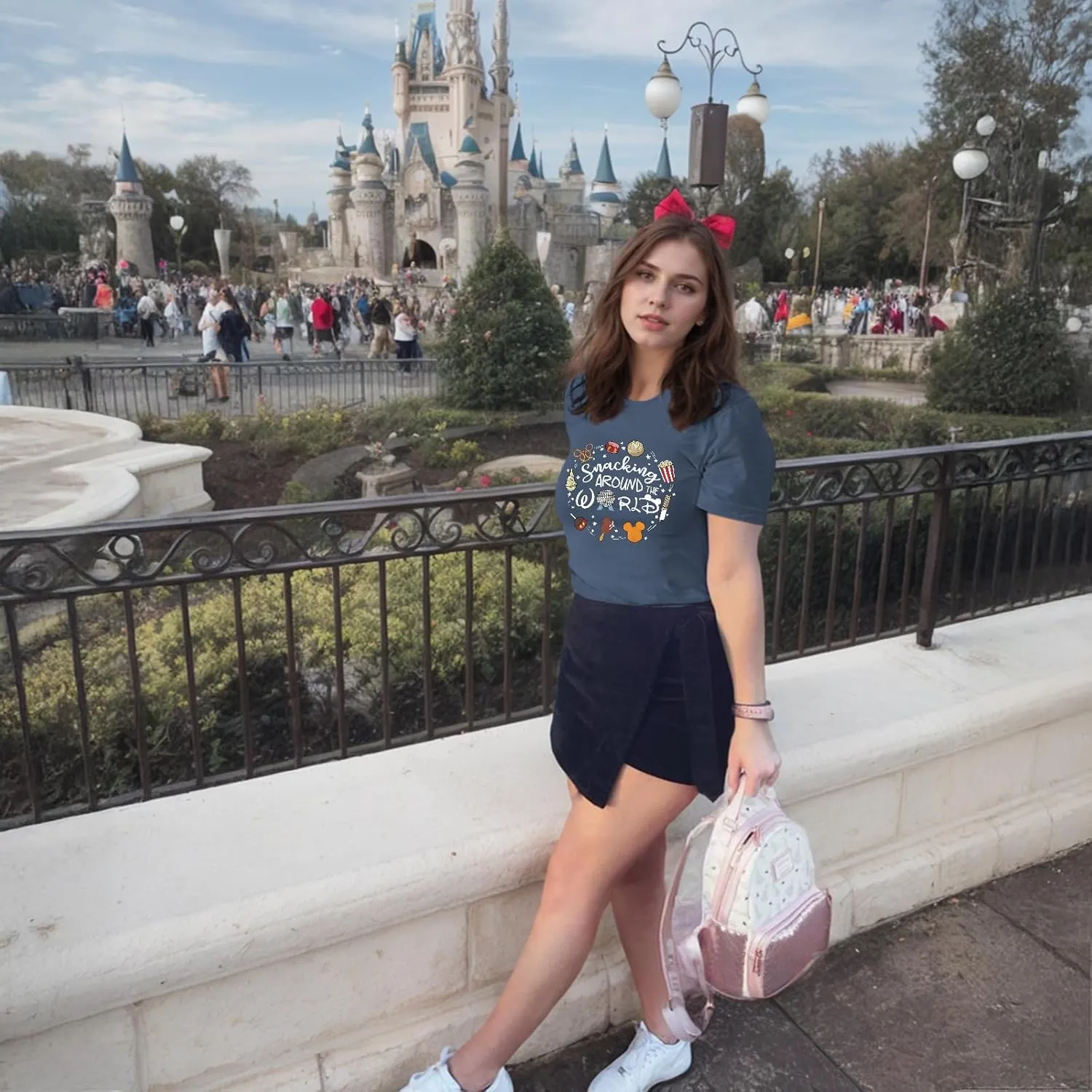 Magic Kingdom Shirts for Women World Magical T Shirts Funny Holiday Vacation Trips Cute Graphic Tees Casual Tops