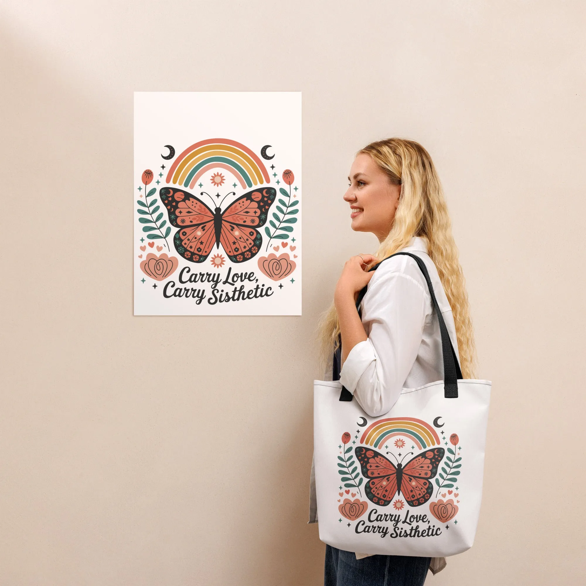 Magical Butterfly Tote – A Perfect Gift for Sisters