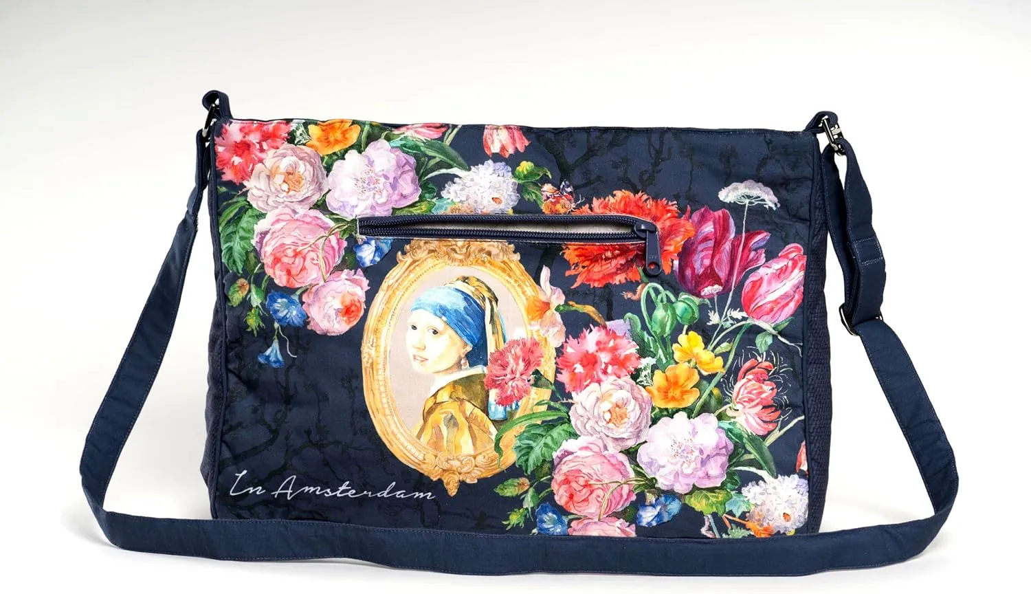 Maison d' Hermine Hand Bags for Women Cotton Shoulder Bag for Shopping Travel Everyday Use Cross Body Tote purse Sling Bag
