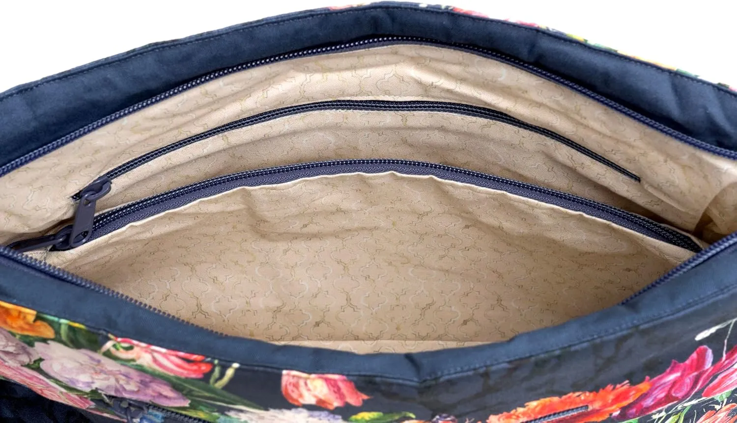 Maison d' Hermine Hand Bags for Women Cotton Shoulder Bag for Shopping Travel Everyday Use Cross Body Tote purse Sling Bag