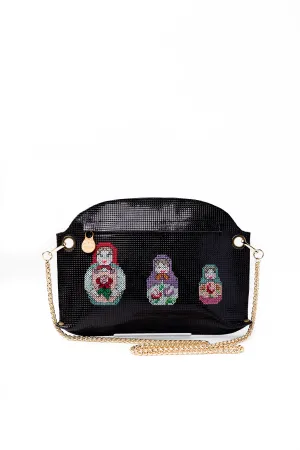 Marina in Eggplant Shoulder Bag