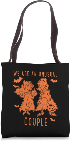 Marvel WandaVision Wanda & Vision Halloween Unusual Couple Tote Bag