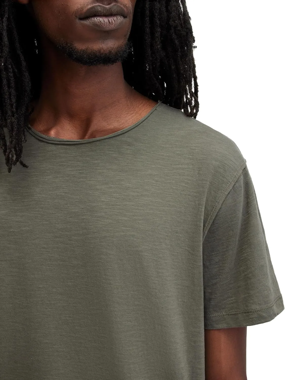 Men's Figure Short Sleeve Crew Neck Shirt