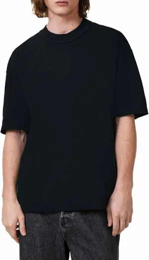 Men's ISAC Short Sleeve Crew Neck Shirt, Jet Black