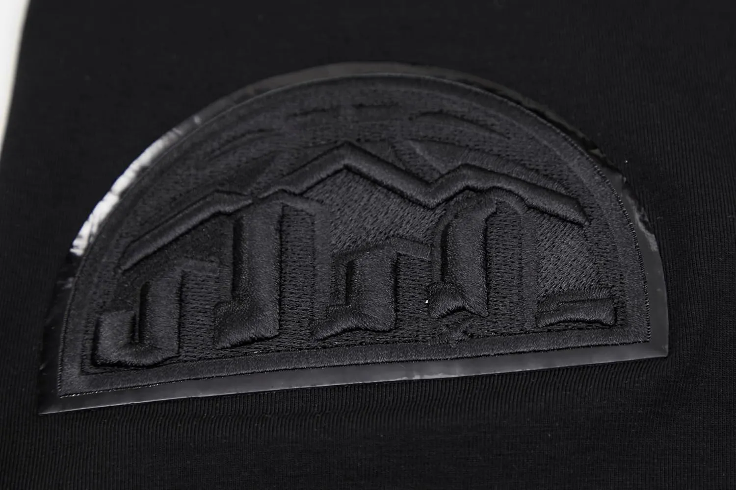 Mens NBA Classic Triple Black Cotton Short Sleeve Tee