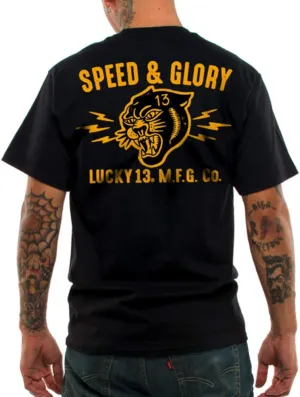 Men's Panther Head T-Shirt Black