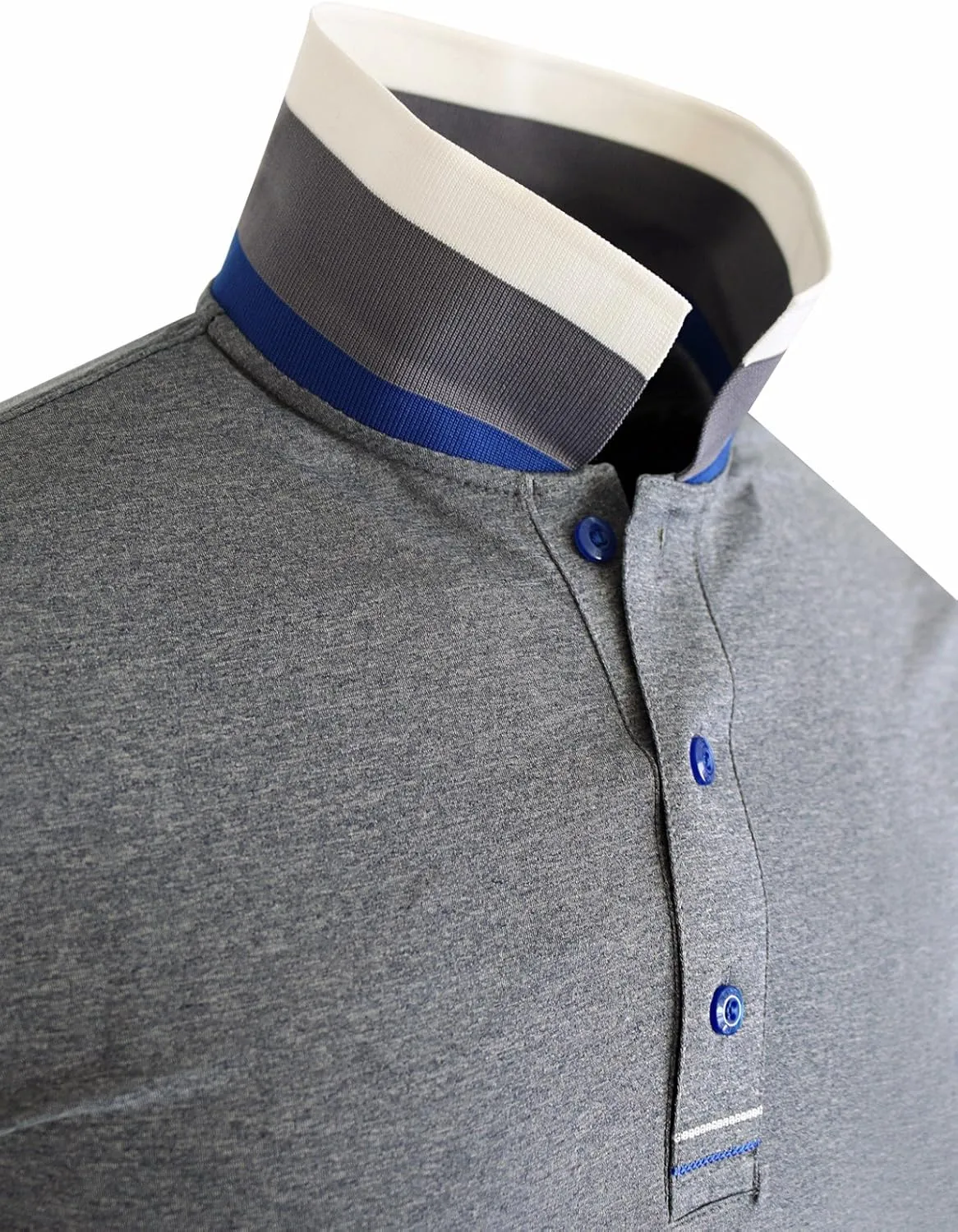Men's Polo Shirt Short Sleeve Dri Fit Collar, Sleeve Point Various Polo Shirt
