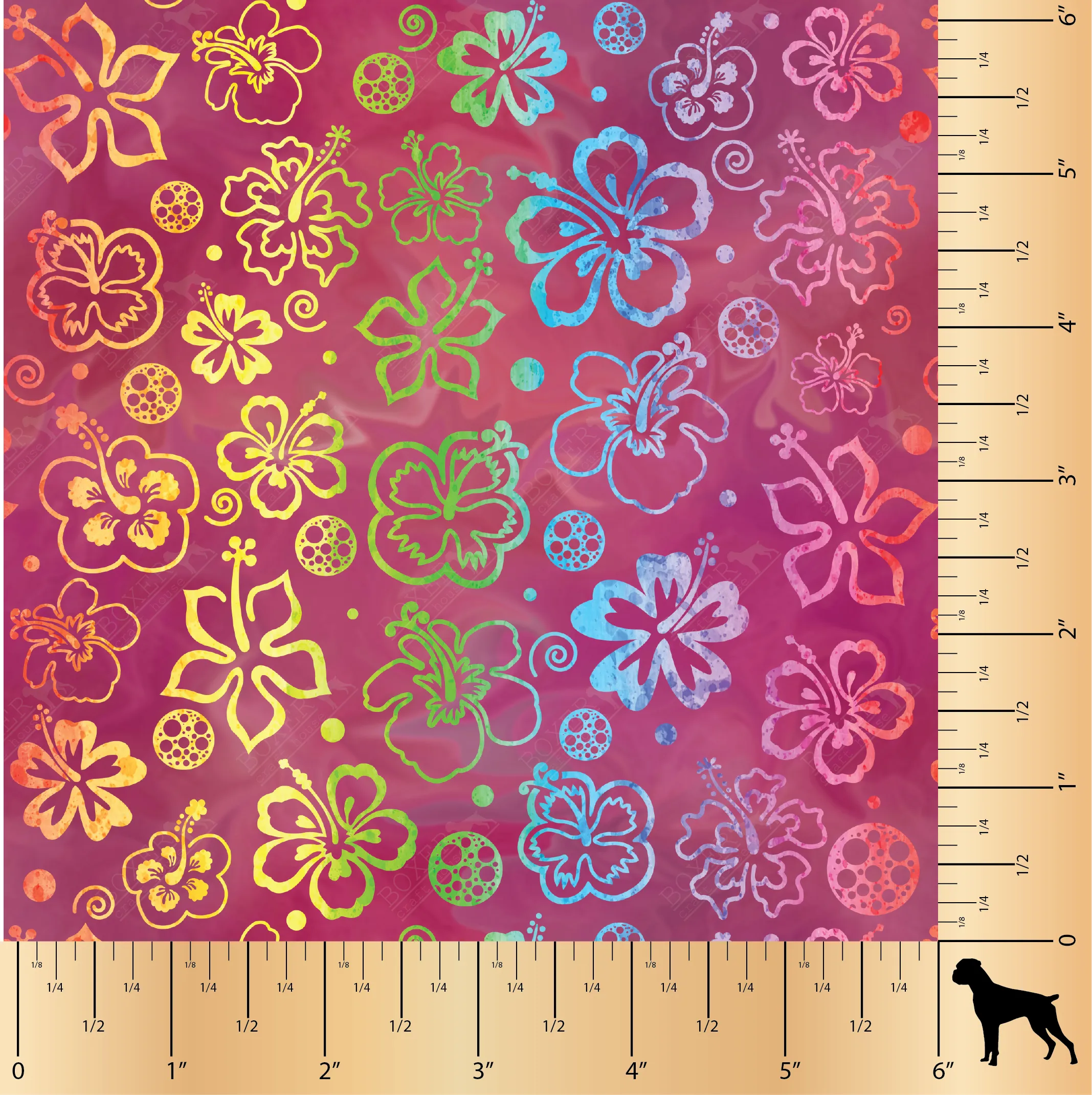 Merry Magenta - Tropical Flowers