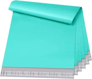 Metronic Poly Mailers 24×24 50 Pcs Large Shipping Bags for Clothes Plastic Mailers Strong Self Seal Adhesive Shipping Envelopes for Small Business Tear-resistant Mailer Bags Mailing Envelopes in Teal