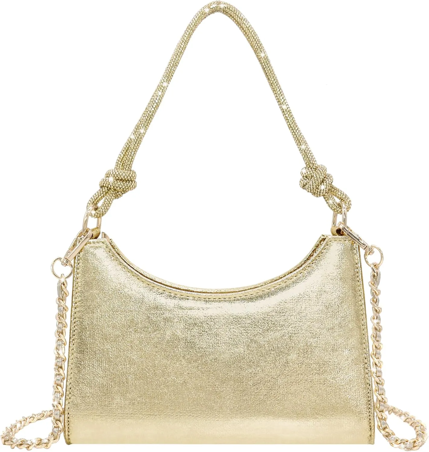 Milisente Clutch Purses For Women Vintage Evening Clutch Bags Formal Shoulder Bag With Rhinestone Handle