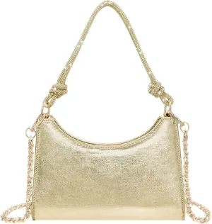 Milisente Clutch Purses For Women Vintage Evening Clutch Bags Formal Shoulder Bag With Rhinestone Handle
