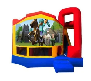 Minecraft Medium Internal Slide Jumping Castle