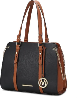MKF Collection Tote Bag for Women, Vegan Leather Top-Handle Women Handbag Purse By Mia K