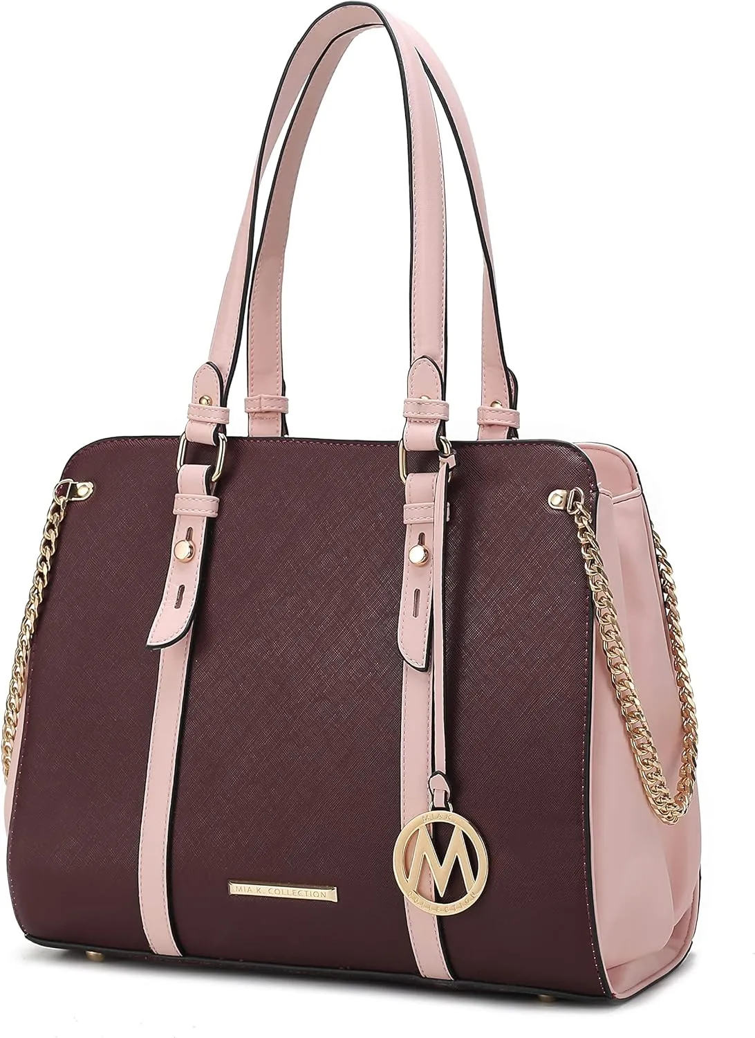 MKF Collection Tote Bag for Women, Vegan Leather Top-Handle Women Handbag Purse By Mia K